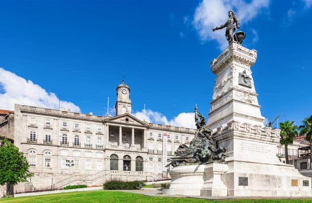 Palácio da Bolsa na Cidade do Porto